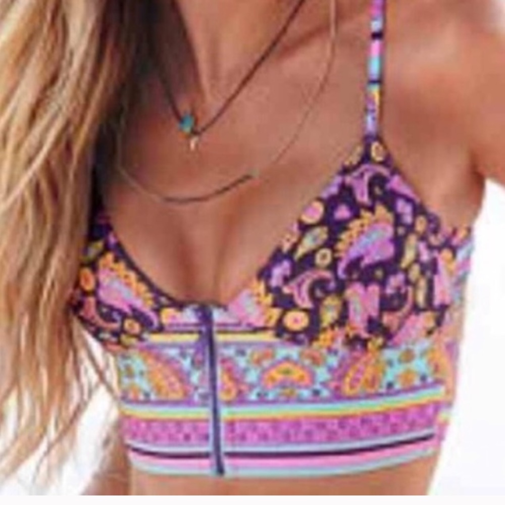 PAISLEY PRINT VICTORIAS SECRET BIKINI TOP
